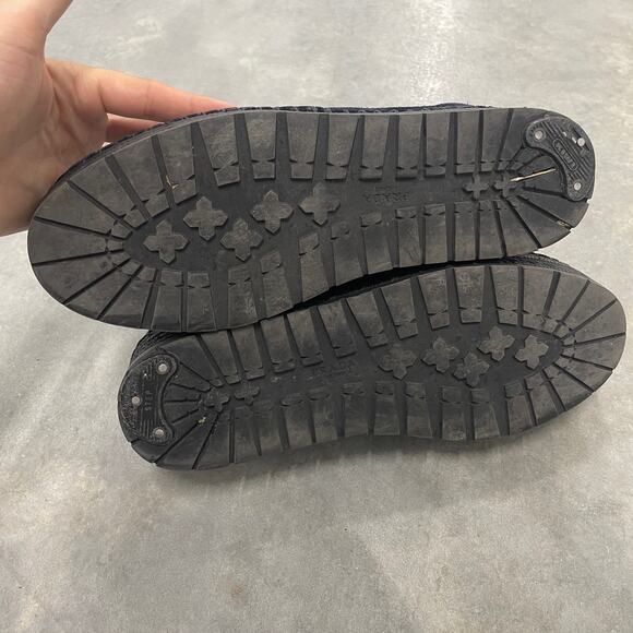 PRADA - Black Suede Platform Loafers - Picture 10 of 11